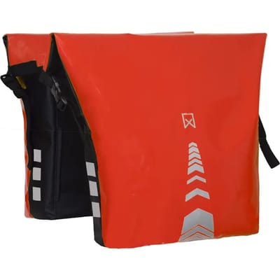 Willex Dubbele Fietstas - Sportief- Rood - 34L