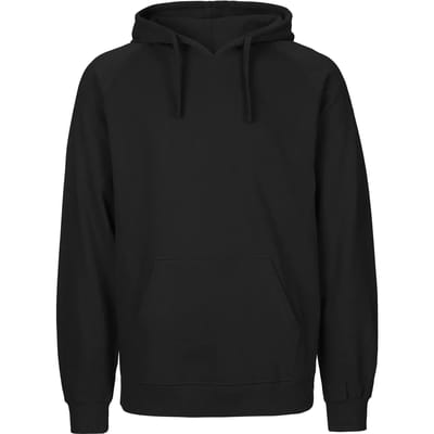 Neutral Unisex Tiger Cotton Hoodie NET63101 - Black - XS