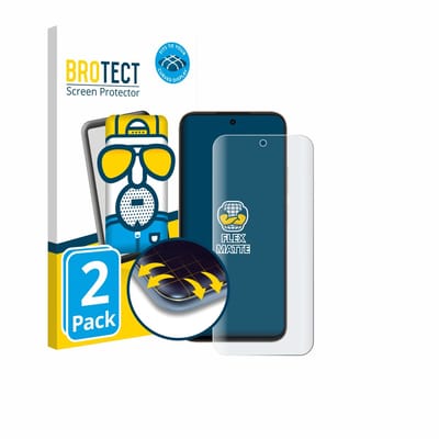 BROTECT - Screenprotector voor Oppo A6c - Folie Beschermfolie matte volledig dekking 2 Stuks