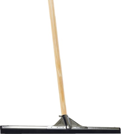 Betra Vloertrekker/douchetrekker - voor water metaal/rubber 100 cm - met houten steel 150 cm