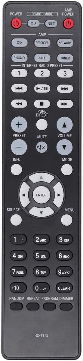Dailygoody - TV-afstandsbediening - Vervangende afstandsbediening - Lichtgewicht en gebruiksvriendelijk - Zwart - Ideaal voor thuisgebruik