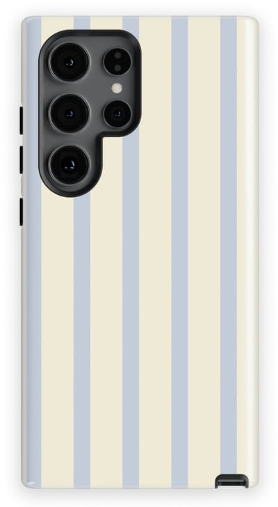 DripCase Gestreept Hoesje Samsung Galaxy S24 Ultra | Backcover met Mag | Stripes Motief | Trendy Case Samsung Galaxy S24 Ultra met Strepen Sunday Shore