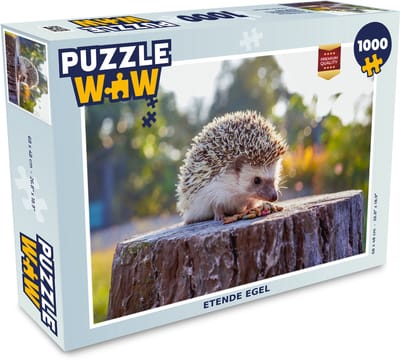Puzzel Etende egel - Legpuzzel - Puzzel 1000 stukjes volwassenen