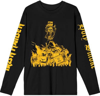 Iron Maiden - Holy Smoke Isolated Longsleeve shirt - S - Zwart
