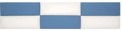 Bedhoofd - Hoofdbordkussen - Hoofdbord - Voor interieurdecoratie en bedhoofdbescherming - Blauw