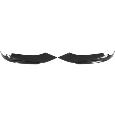 1 Paar Voorbumper Lip Spoiler Carbon Fiber Stijl Vervanging Voor 4 Serie F32 F33 F36 M Sport 2014‑2020 black