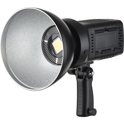 150W COB Studiolamp LED Videolamp Fotografielamp 5500K Kleurtemperatuur CRI 96 Dimbaar EU Plug zwart