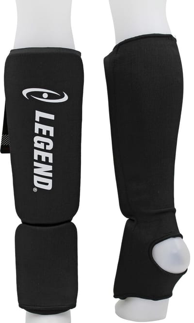 Scheenbeschermers Legend Easy Kids/Volwassenen Zwart Elastisch XS