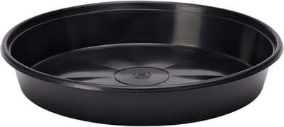 Garronda Ronde Bloempot Onderzetter – 1 stuk – Zwart - ⌀ 18cm H=3,5cm - GD-NIC-PotBase108