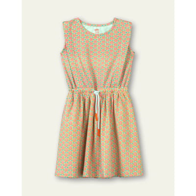 Oilily Dup - Jurk - Meisjes - Blauw - 104/4yr