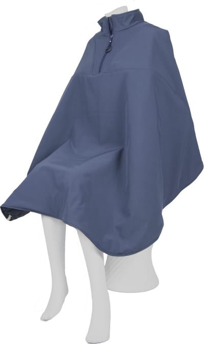 Warme rolstoelcape winddicht en waterafstotend lang - CLASSIC - Donkerblauw