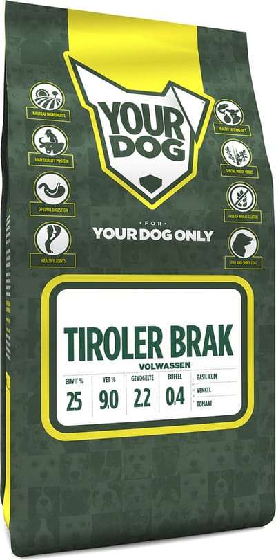 Yourdog Tiroler brak Rasspecifiek Adult Hondenvoer 6kg | Hondenbrokken