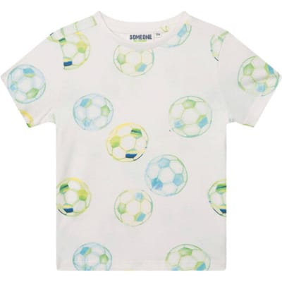 Someone DIRK-SB-02-H Jongens T-shirt - ECRU