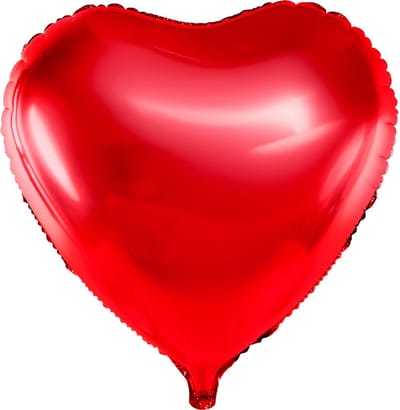UNIQUE - Rode hart folie ballon