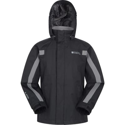 Mountain Warehouse Kinder/Kinder Samson II Waterdichte Jas (Zwart)