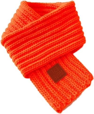 Warme gebreide wintersjaal voor kinderen, comfortabele nekwarmer, stijlvolle halswarmer voor jongens en meisjes, perfect wintercadeau