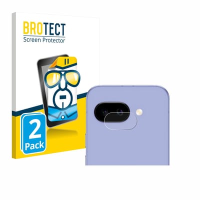 BROTECT - Screenprotector voor Google Pixel 9a (ALLEEN Camera Lens) - Folie Beschermfolie transparant 2 Stuks