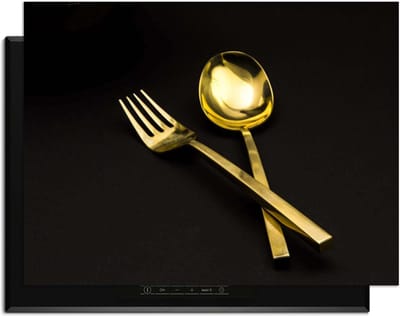 KitchenArt - Dining Deluxe - Inductie Beschermer - 78x52 cm - Kookplaat Beschermer - Luxe Afdekplaat Inductieplaat - Anti-slip & Oprolbaar - Beschermmat Inductiekookplaat