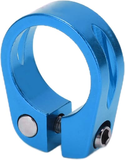 Zadelpenklem - Fietszadelbevestiging - Fietszadel Verstellen - Antislip Vergrendeling - 286 Mm - Blauw