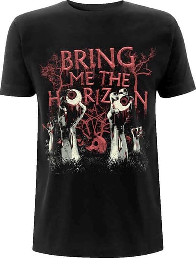 Bring Me The Horizon - Graveyard Eyes Heren T-shirt - S - Zwart