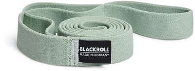 BLACKROLL® STRETCH BAND 100 cm – Weerstandsband met lussen – Voor yoga, stretch & mobiliteitsoefeningen – Groen