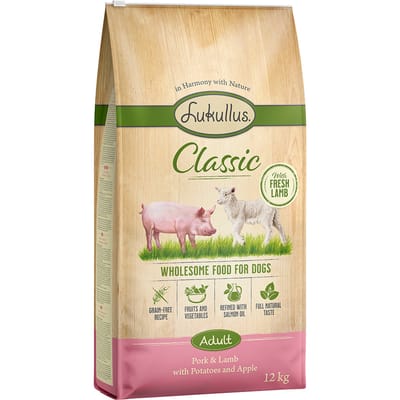 Lukullus Classic Varken & Lam - Voordeelpakket: 5 x 1 kg Nieuw Receptuur
