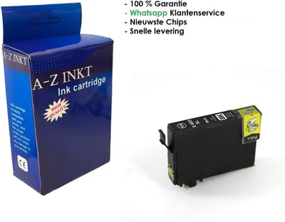 AtotZinkt inkt cartridges voor Epson 603 XL BK 1 x Zwarte cartridge voor Epson Expression Home XP-2105 XP-3100 XP-3105 XP-4100 XP-4105 Workforce WF-2830DWF WF-2835DWF
