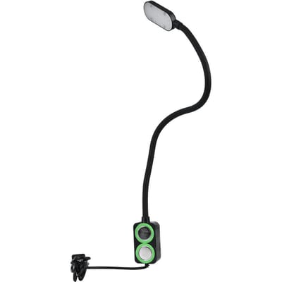 Naaimachine Heldere Lamp 3 Niveaus Touch Bediening Zwanenhals Lamp (Zwart ) white