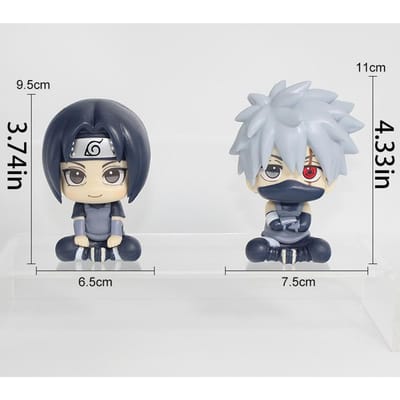 10cm Naruto Anime Model Naruto Shippuuden Uchiha Itachi Actiefiguur Q Versie Kakashi Figuur PVC Verzameling Model Poppen Speelgoed
