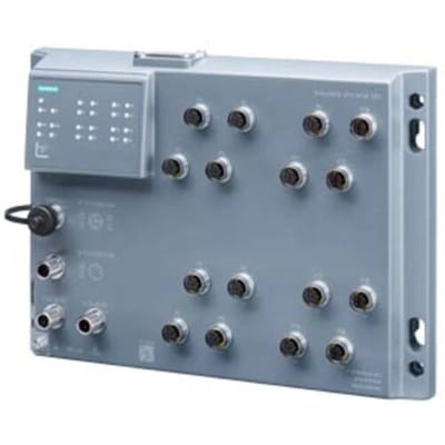 Siemens 6GK52160UA005ES6 6GK5216-0UA00-5ES6 Industrial Ethernet Switch 10 / 100 / 1000 MBit/s PoE-functie
