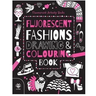 Fluorescent Fashions Drawing & Colouring Book - Vicky Barker