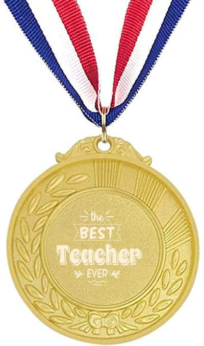 Akyol - de beste leraar ever medaille goudkleuring - Leraar - docenten leerkrachten leraren - cadeau