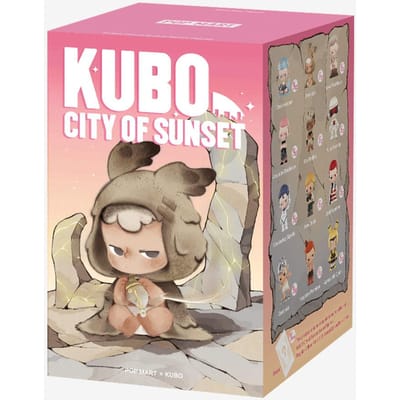 POP MART KUBO City of Sunset Serie Figuren Blind Boxes (Enkelpak / 12-delige set) pink