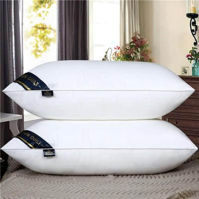 Luxe en comfortabel kussen Vijfsterrenhotelkussen Vacuümkussen Wasbaar 1 kussenkern en 1 kussensloop 42 * 70cm white