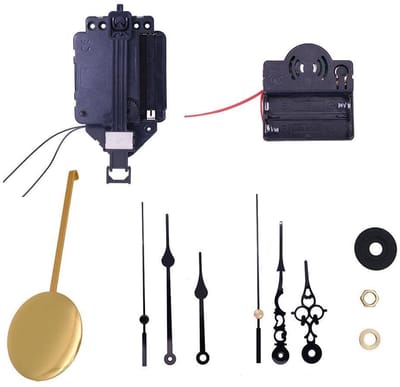 VT Goods - Quartz Klok Beweging - DIY Reparatie - Zwart - Vervanging Mechanisme - Geschikt voor Wandklokken - 80mm/67mm Pointers