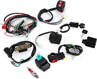 Complete Elektrische Bedrading Harness met Solenoïde Spoel, Rectifier en CDI Kit voor ATV en Quad Bike