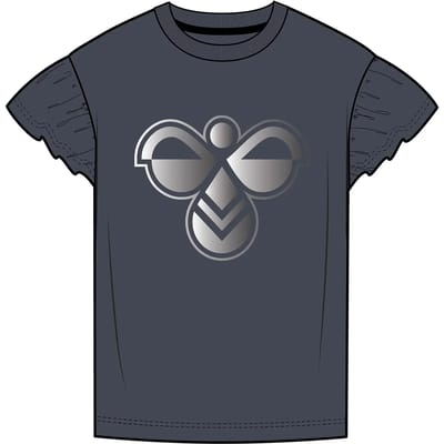 Meisjes T-shirt met ruffles Hummel