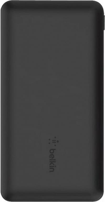 Belkin Boost-Up Charge 10.000 mAh Powerbank - USB-A naar USB-C-Kabel - 3-Poorts - Geschikt voor iPhone - 15W - Zwart