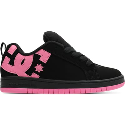 DC Shoes Court Graffik Kindersneakers - Zwart - Maat 35 - Suède