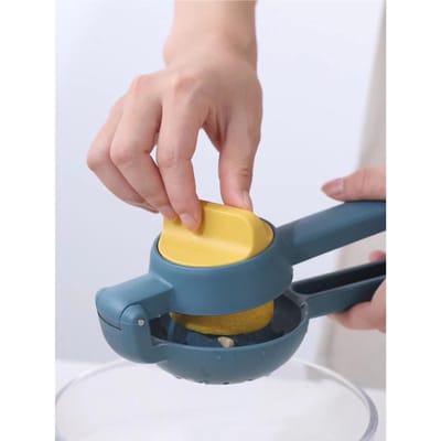 Nieuwe Draaiende Pers Handmatige Citroenpers Huishoudelijke Mini Draagbare Juicer Eenvoudige Juicer gray