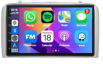 Autoradio 2/32GB met Carplay en Android Auto | Geschikt voor Alfa Romeo 147 2000-2011 | radio scherm met Navigatie | 2000 2001 2002 2003 2004 2005 2006 2007 2008 2009 2010 2011 | 937