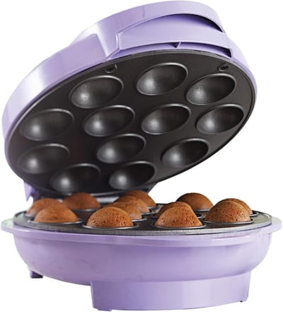 Cakepop Maker - Snack Maker - Gebak Maken - Anti-aanbaklaag - 12 Stuks - Paars