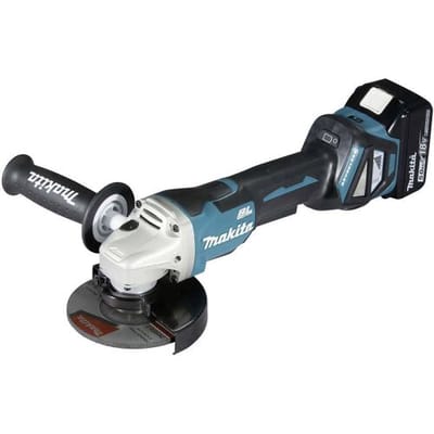 Makita DGA515RTJ DGA515RTJ Haakse accuslijper 125 mm Incl. 2 accus, Incl. lader 18 V 5 Ah