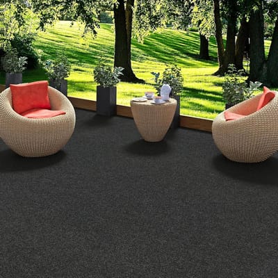 Kunstgras Tapijt - Grastapijt Noppen - Balkon Decoratie - Drainage Noppen Rug - 13 Maten - Antraciet