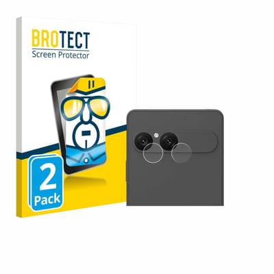 BROTECT - Screenprotector voor Sony Xperia 10 VII (ALLEEN Camera Lens) - Folie Beschermfolie transparant 2 Stuks