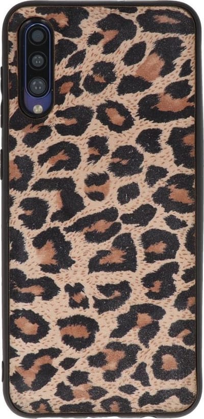 Bestcases Luipaard Leer Back Cover Telefoonhoesje Samsung Galaxy A50
