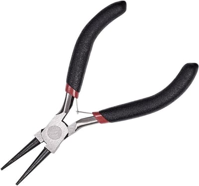 Ronde Pliers voor Sieradenmaken en Reparatie - Handgereedschap voor DIY-Kralenwerk en Draadvorming - Precisie Pliers met Ronde Punten voor Fijne Werkzaamheden - Ideaal voor Sieradenontwerp en Kleine Reparaties - 12cm