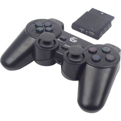 Gembird Wireless Dual Vibration Gamepad - Wireless Controller - Sony PlayStation 2