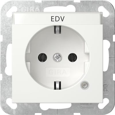 GIRA Systeem 55 Aardingsstopcontact Met Controlelicht - 445203