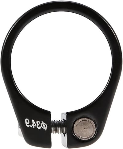 Bicycle Pole Clamp 34.9mm Aluminium, Geschikt voor Mountainbikes, Verkrijgbaar in 5 Kleuren, Spakenbevestiging